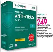 Kaspersky Anti-Virus 2014 2 User