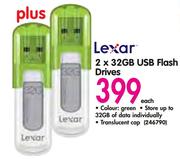 Lexar 2x32GB USB Flash Drives