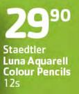 Staedtler Luna Aquarell Colour Pencils-12's