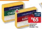 Lancewood Gouda or Cheddar-2x450g