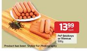 PnP Smokeys Or Viennas-500g Each