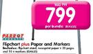 Parrot Flipchart+Paper And Markers-Per Bundle