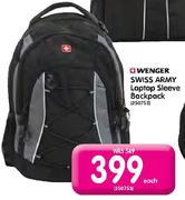 Wenger Swiss Army Laptop Sleeve Backpack