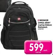 Wenger Swiss Army Laptop Deluxe Backpack
