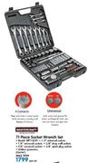 Mastercraft 71 Piece Socket Wrench Set MFT12029-Per Set