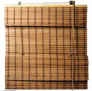 African Woven Roll-Up Bomboo Blinds-1060x1000mm