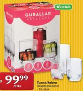 Tuana/Adora Glasdrankiestel 18 Stuk-Per Stel