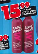 Easy Waves Style Gel & Spray-250ml Banded Pack