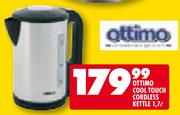 Ottimo 1.7Ltr Cool Touch Cordless Kettle