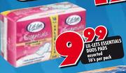 Lil-Lets Essentials Duos Pads-16's Per Pack