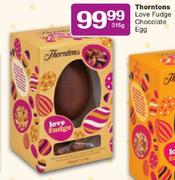 Thorntons Love Fudge Chocolate Egg-315g