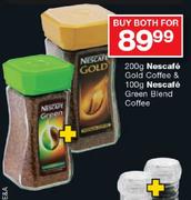 Nescafe Gold Coffee-200g & 100g Nescafe Green Blend Coffee