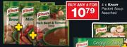 Knorr Packet Soup Assorted-4's