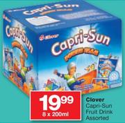Clover Capri-Sun Fruit Drink Assorted-8x200Ml