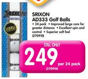 Srixon AD333 Golf Balls-Per 24 Pack