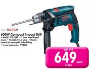 Bosch 600W Compact Impact Drill GSB13RE