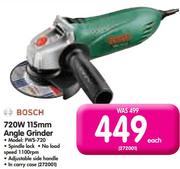Bosch 720W 115mm Angle Grinder PWS-720