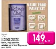 Nature's Coat 5Ltr Acrylic Paint Kit