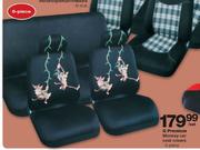Q Premium Monkey Car Seat Covers-6 Piece Per Set