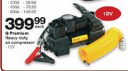 Q Premium Heavy-Duty Air Compressor-12V Each