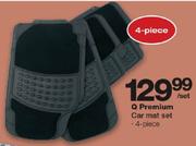 Q Premium Car Mat Set-4 Piece Per Set