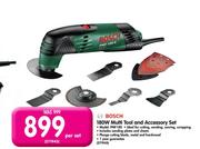 Bosch 180W Multi Tool And Accessory Set-Per Set