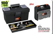 Big Jim Basic Tool Box 43cm And Power Tool case