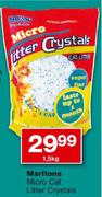 Marltons Micro Cat Litter Crystals-1.5kg