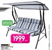 Terrace Leisure Manor 3 Seater Swing With Cushion-Each