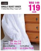 Always Home Single Duvet Inner Each
