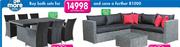 Terrace Leisure 7 piece Manhattan Outdoor Dining  Set +4 Piece Manhattan Outdoor Lounge Set 