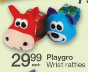 Playgro Wrist Rattles-Each