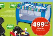 Little Me Camp Cot Set-Each