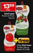 Chef'ease Pasta & Pizza Sauce-500g + Chef'ease Tomato Sauce-500g