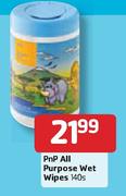 Pnp All-Purpose Wet Wipes-140's