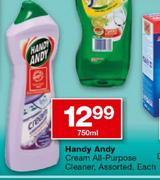 Handy Andy Cream All-Purpose Cleaner Assorted-750ml Each