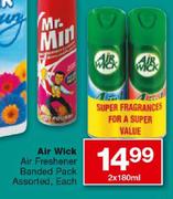 Air Wick Air Freshener Banded Pack Assorted-2x180ml Each