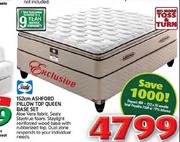 Sealy 152cm Ashford Pillow Top Queen Base Set
