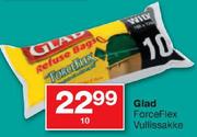 Glad Forceflex Vullissakke-10 Each