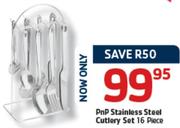 PnP Stainless Steel Cutley Set-16 Piece