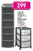  Big Jim 6 Drawer Storage Set-Per Set