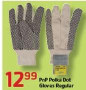 Pnp Polka Dot Gloves Regular-Each