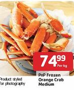 PnP Frozen Orange Crab Medium-Per Kg