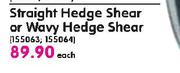 Garden Master Straight Hedge Shear Or Wavy Hedge Shear Each