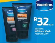 Vaseline Men Face Wash-100Ml Each