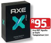 Axe EDT Apollo Or Dark Temptation-50Ml Each