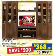 Pilot Sheryl 3 Piece Wall Unit