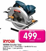 Ryobi 1200W Circular Saw(CS 185)-Each