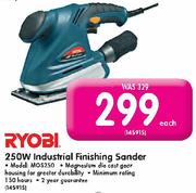 Ryobi 250W Industrial Finishing sander(MOS250)-Each