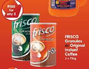 Frisco Granules Or Original Instant Coffee 2x750g-Each